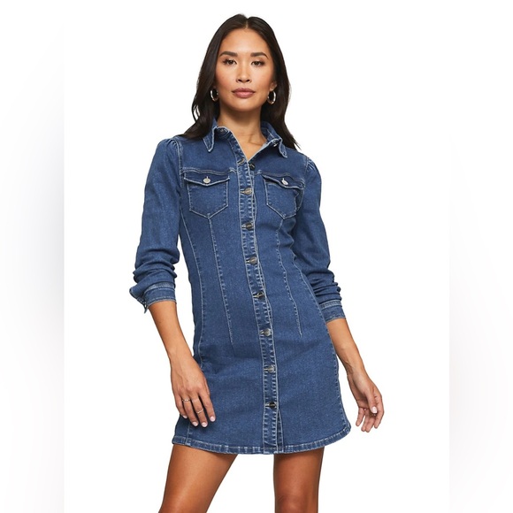 Lipsy Dresses & Skirts - 🎀Lipsy Stretch Denim Dress. Like New.